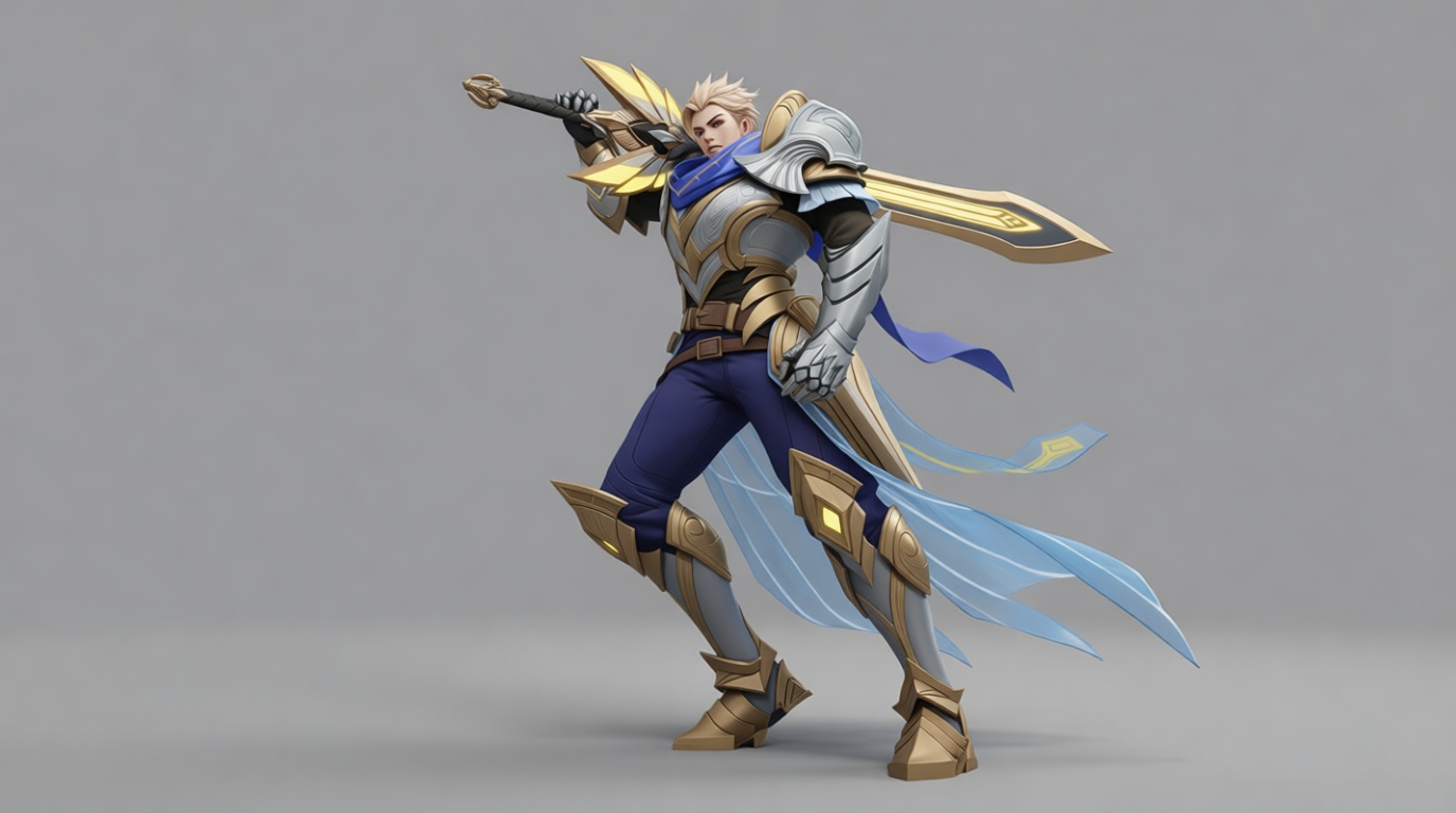 Garen Figurine free 3D printable STL
