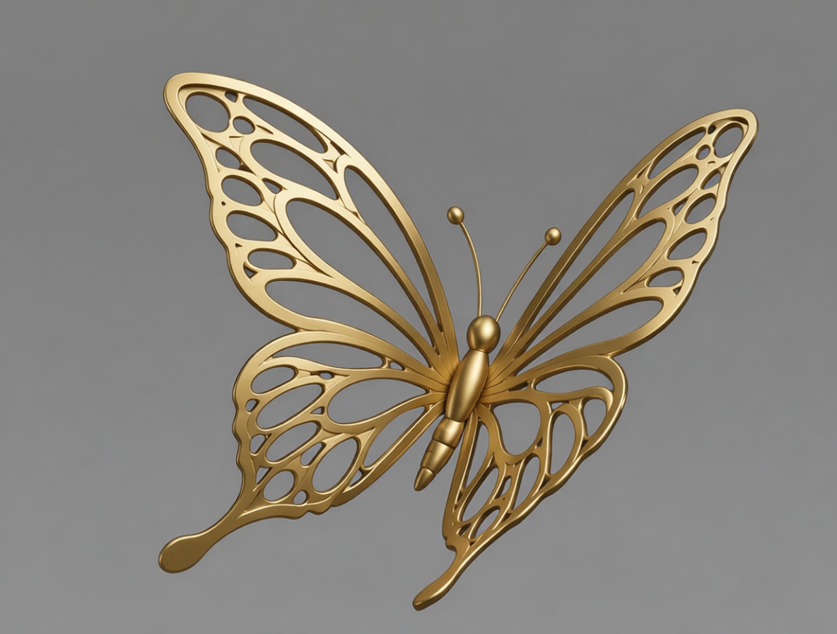 Decorative Butterfly Sculpture free 3D printable STL