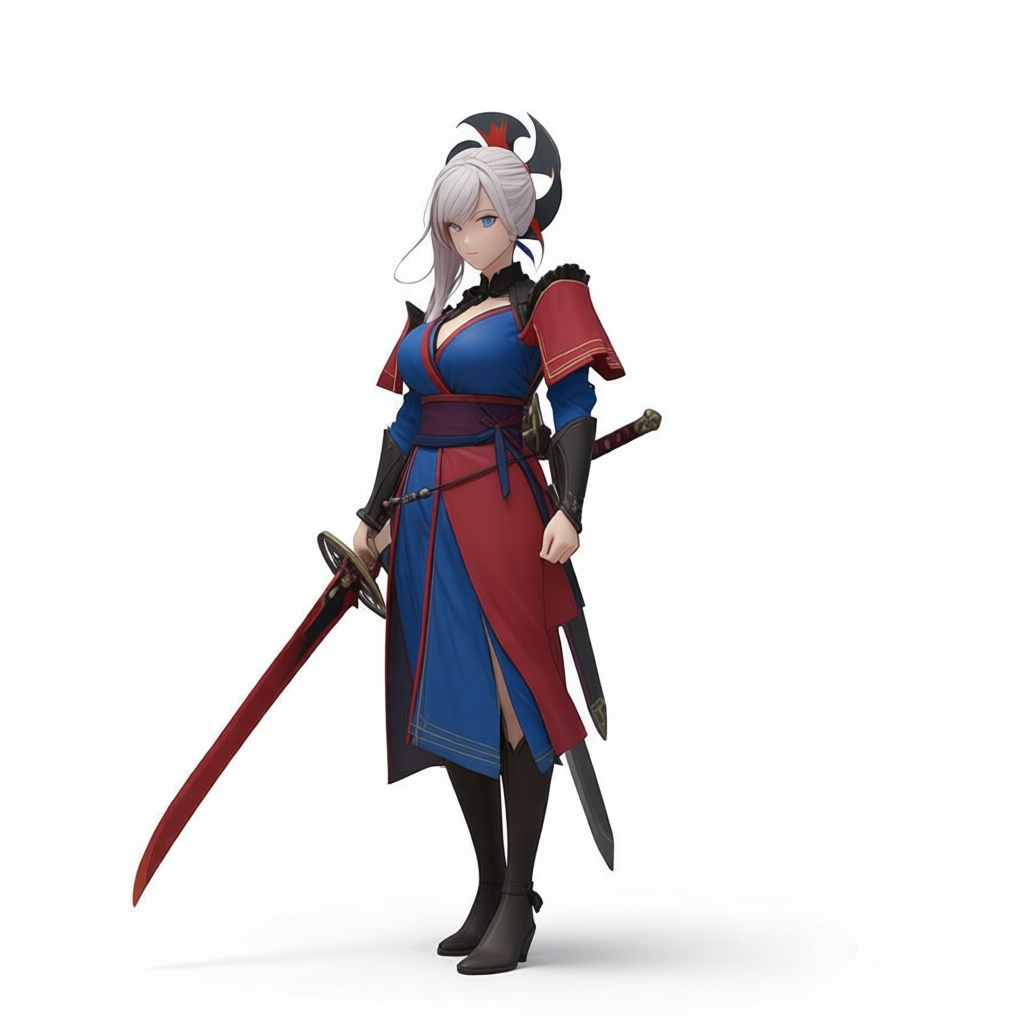 Raiden Shogun Figurine free 3D printable STL