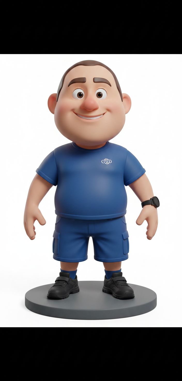 Smiling Man Figurine - Free 3D Printable STL File