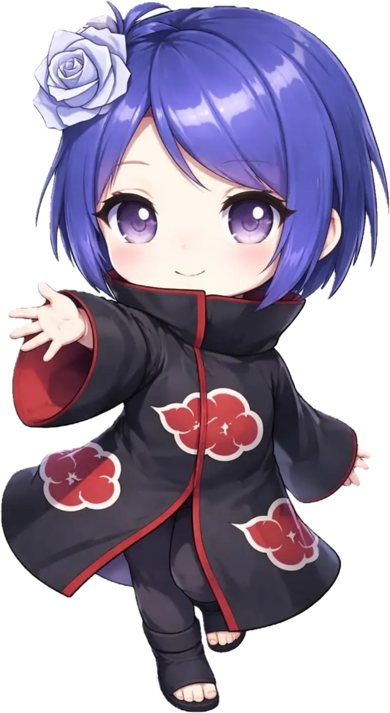 Konan Akatsuki Figurine free 3D printable STL