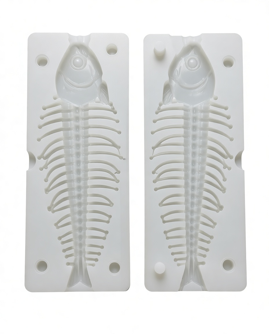 Fish Skeleton Mold free 3D printable STL