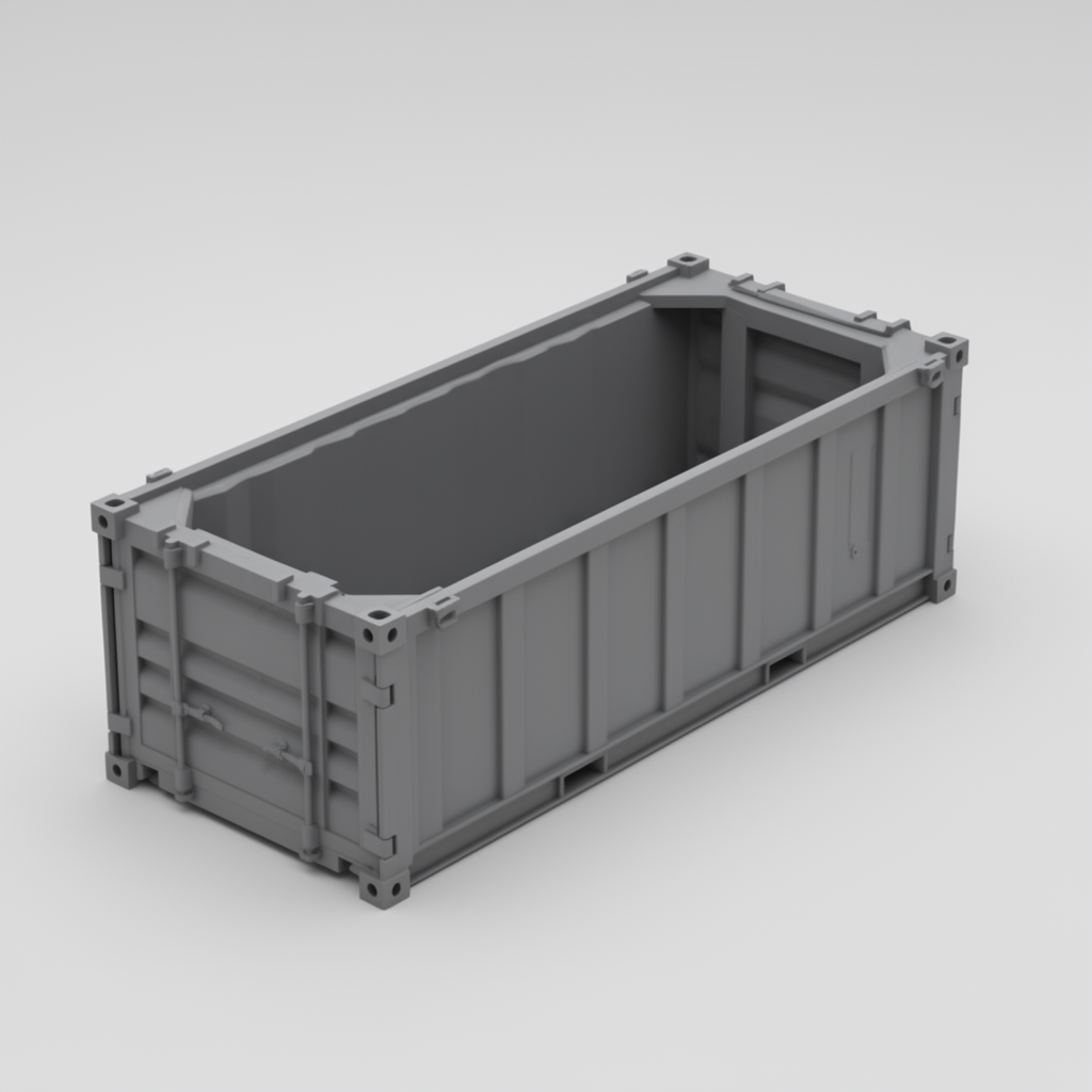 Long Wide Container Box free 3D printable STL