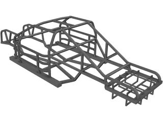 Off-Road Buggy Frame Model free 3D printable STL