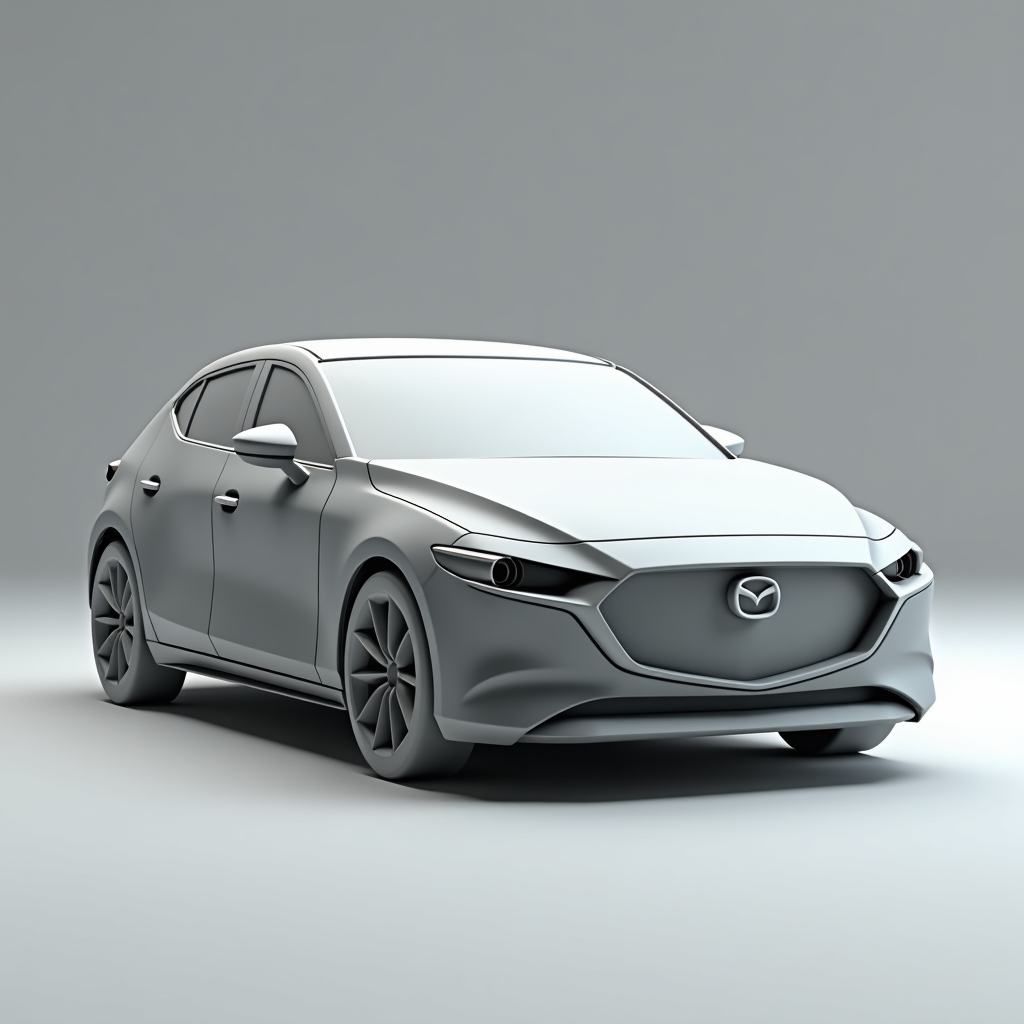 Mazda 3 2020 Hatchback free 3D printable STL