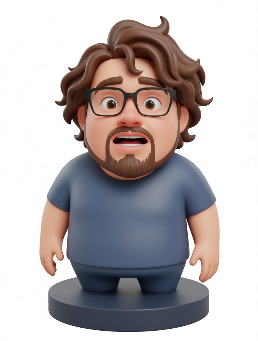 Cartoon Man Figurine free 3D printable STL