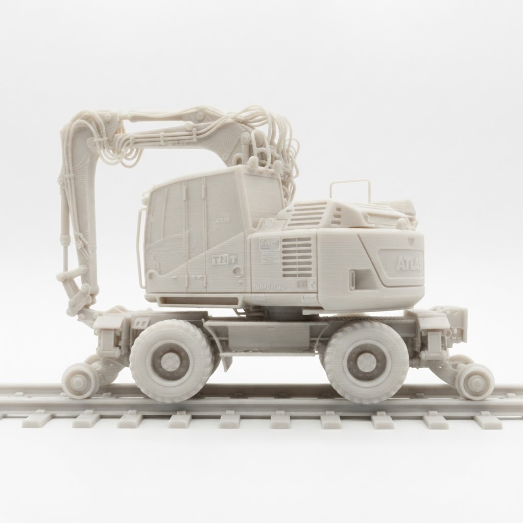 Atlas Excavator Model free 3D printable STL