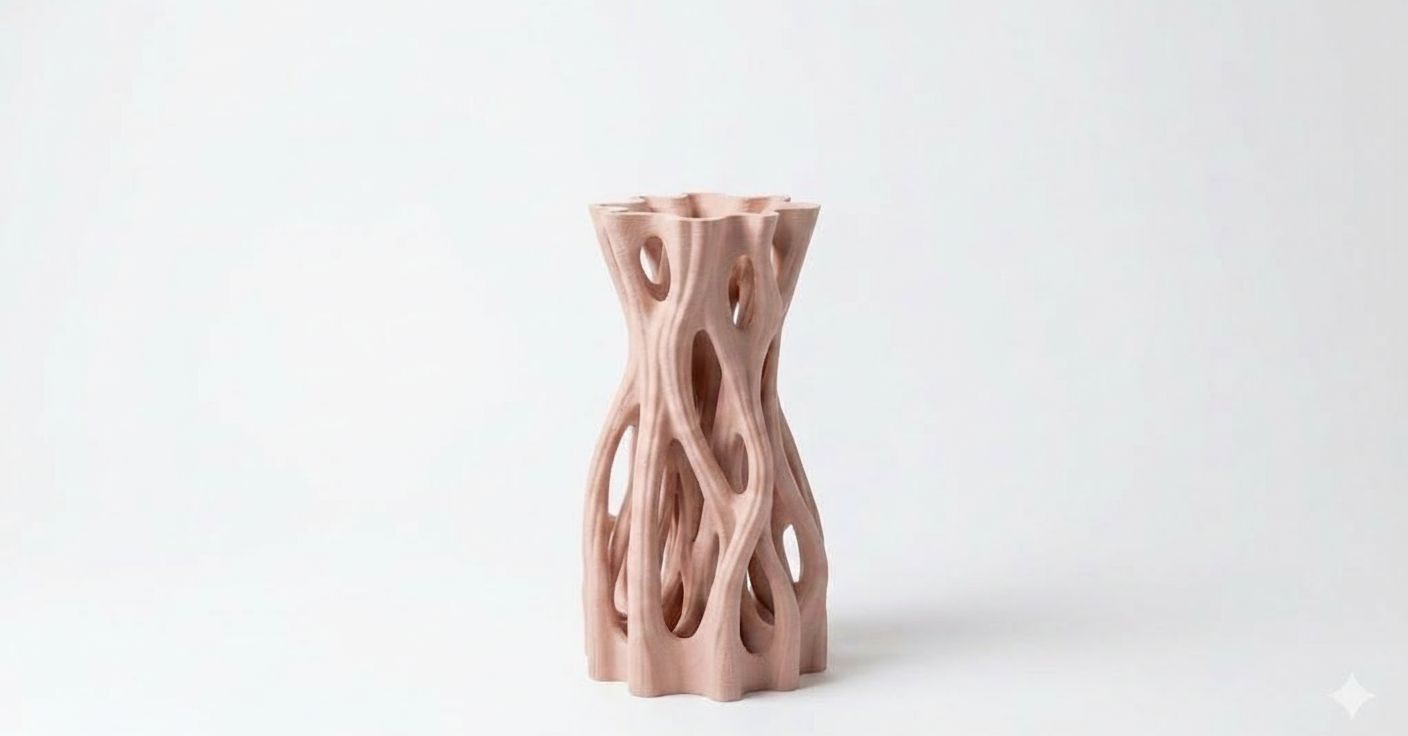 Organic Vase Sculpture free 3D printable STL