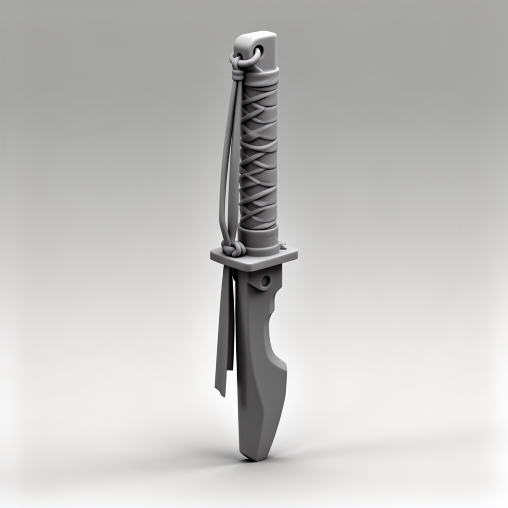 Kunai Ninja Tool free 3D printable STL