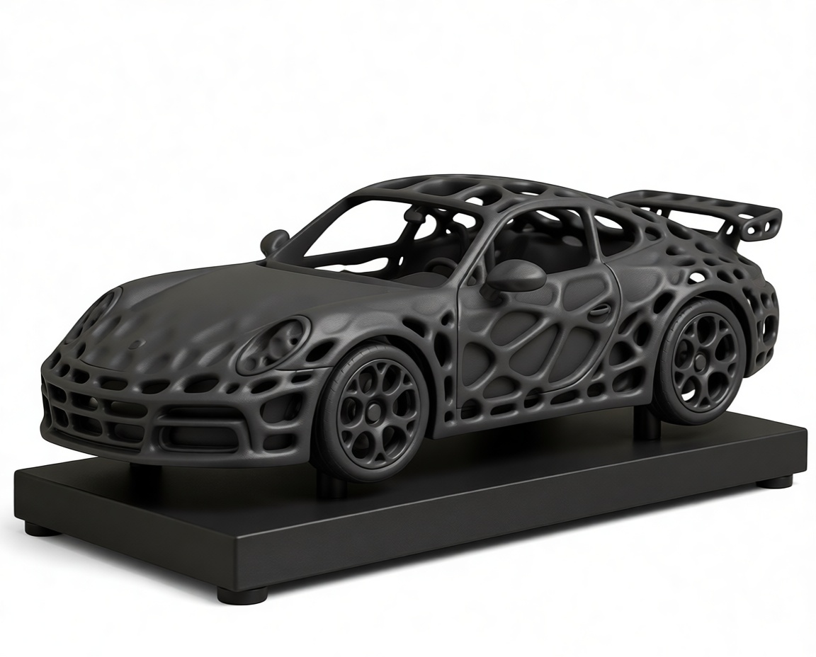 Porsche 911 GT2 Sculpture free 3D printable STL