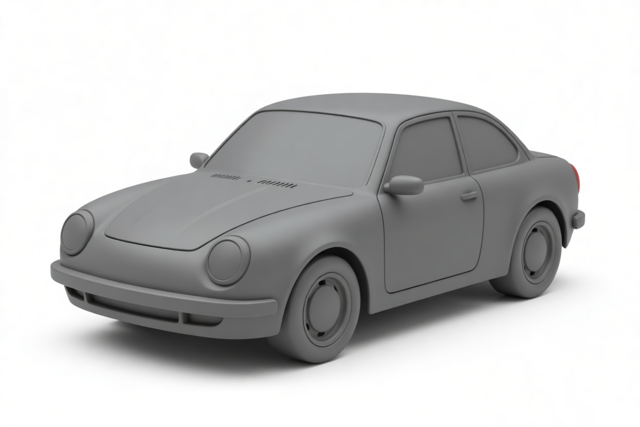 Porsche 356 Coupe Model free 3D printable STL