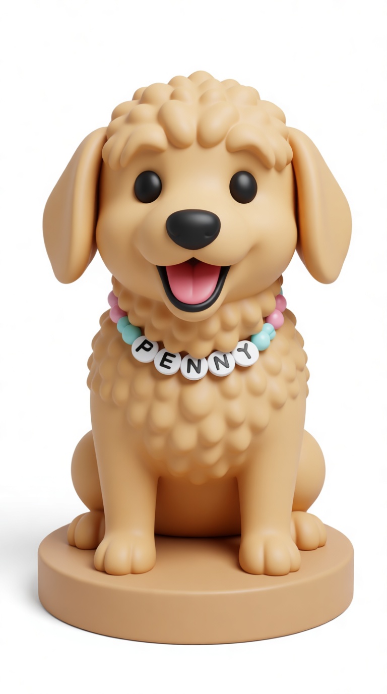 Poodle Dog Figurine free 3D printable STL
