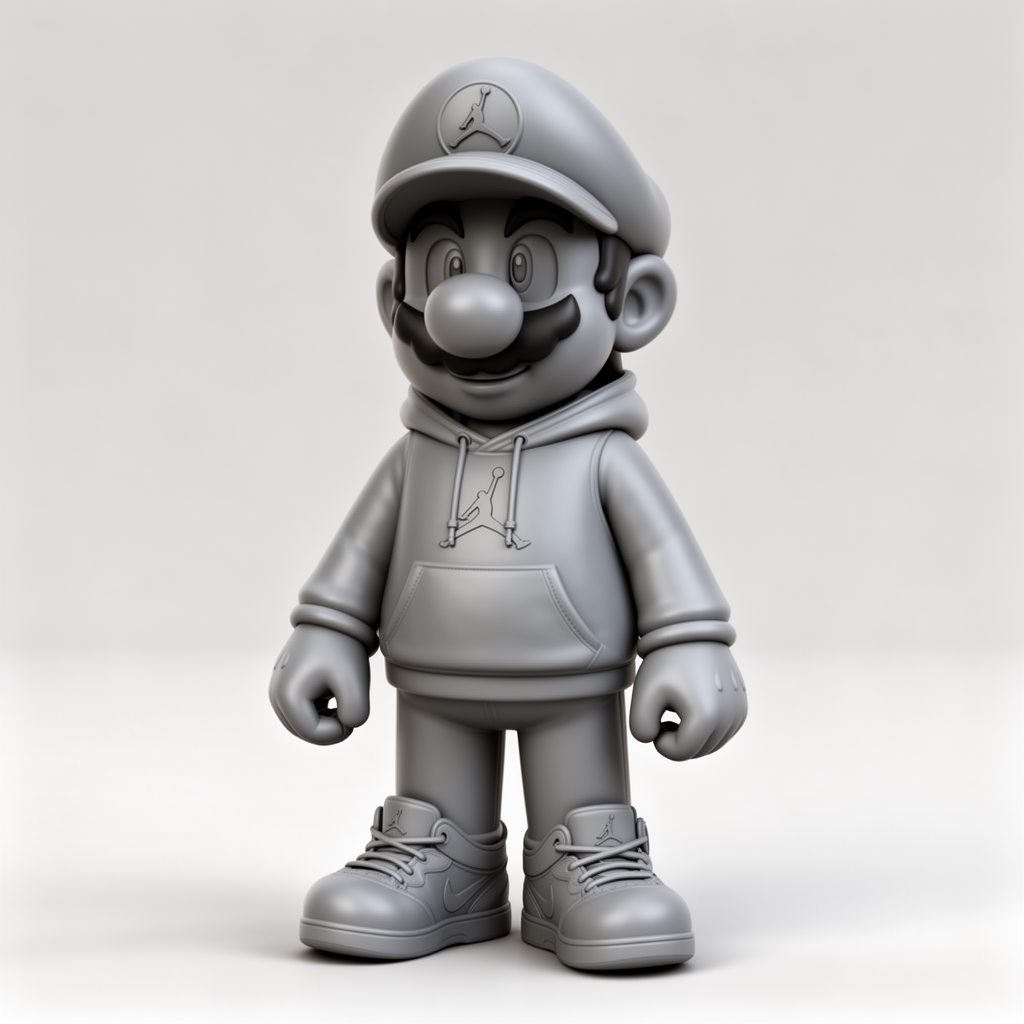 Mario Jordan Figure free 3D printable STL