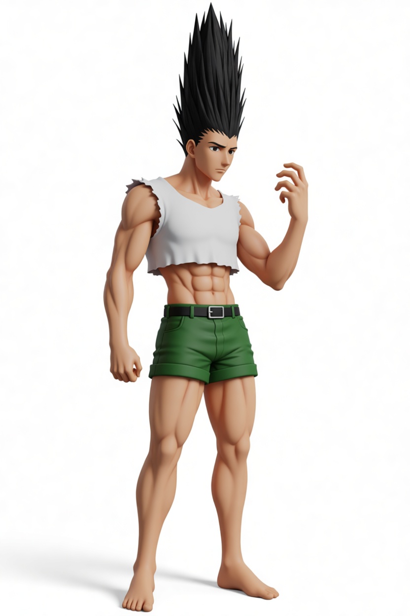 Gon Freecss Figurine free 3D printable STL