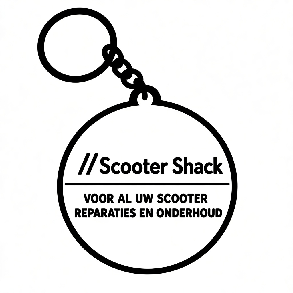 Scooter Shack Keychain free 3D printable STL