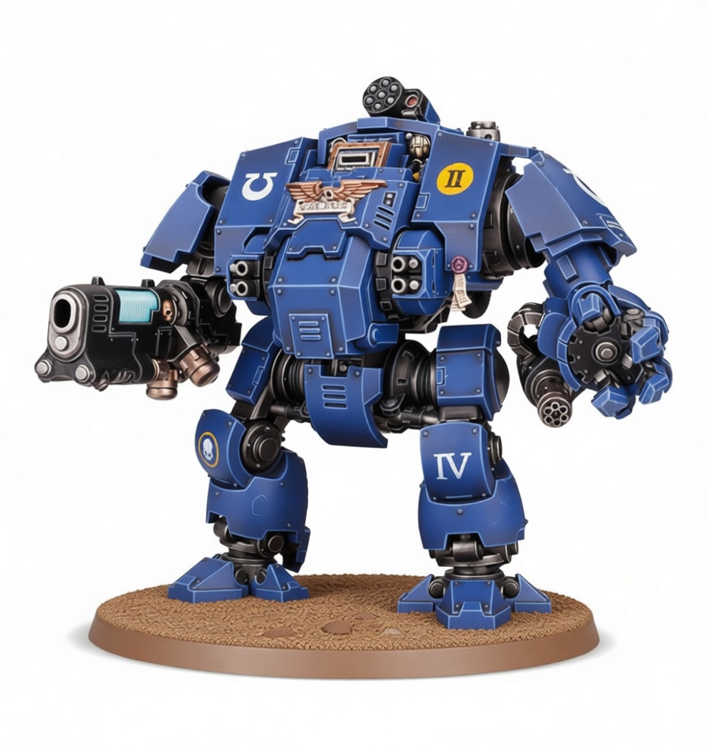 Space Marine Dreadnought Figurine free 3D printable STL