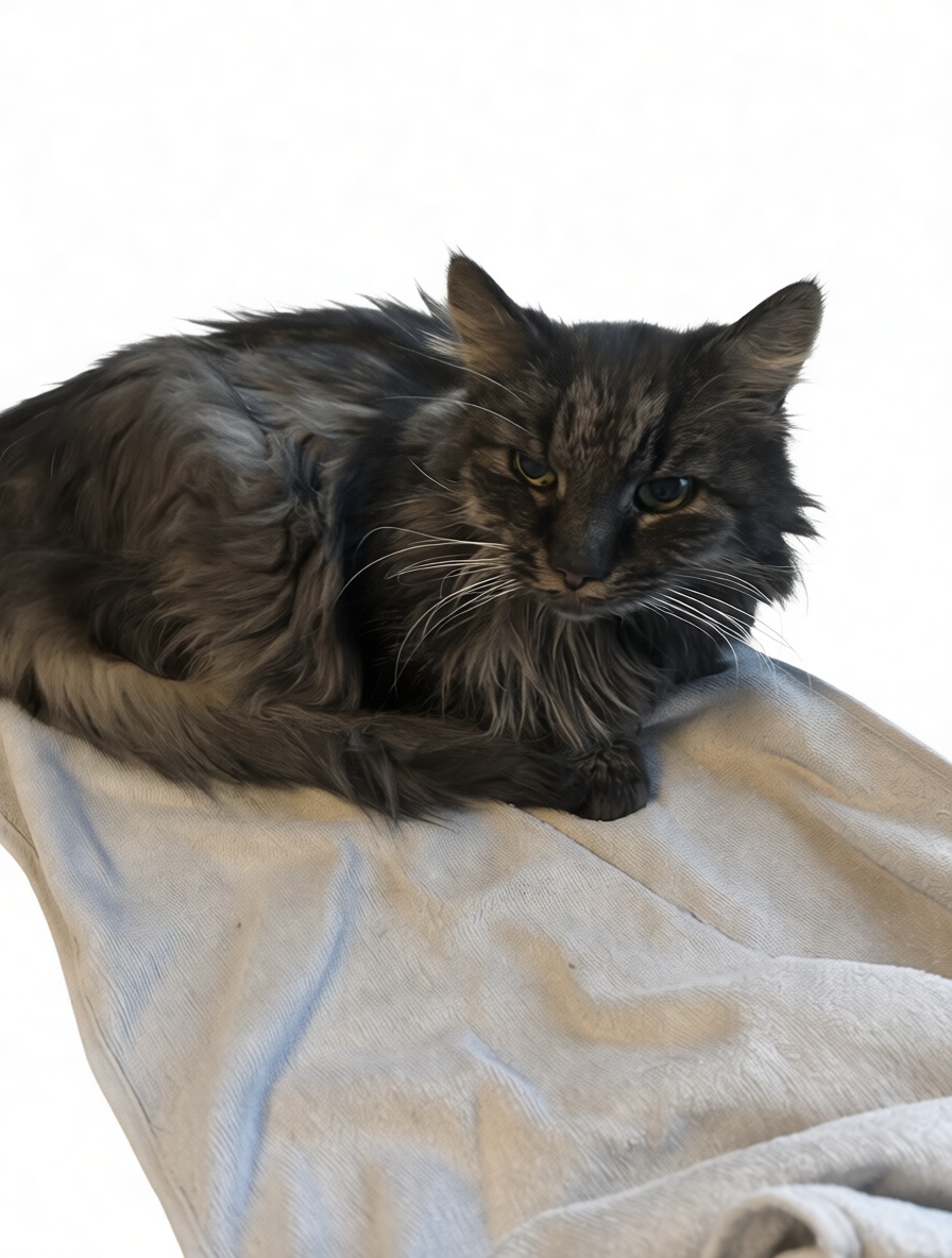 Maine Coon Cat Figurine free 3D printable STL