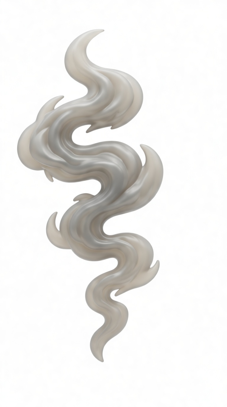 Stylized Smoke Effect free 3D printable STL