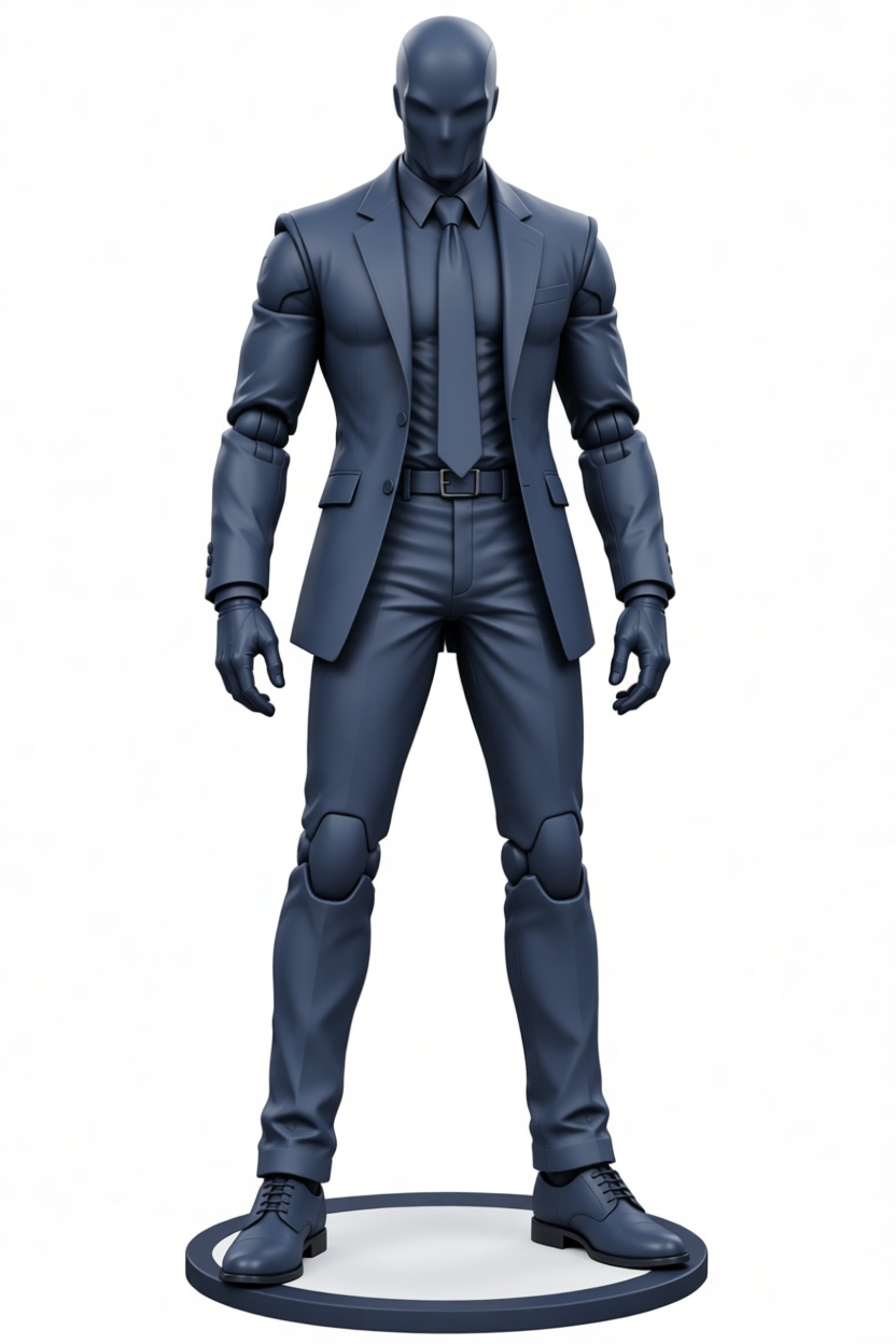 Hitman Agent 47 Figurine free 3D printable STL
