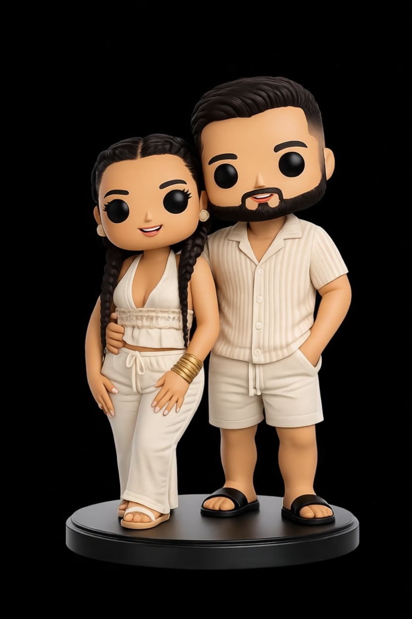 Couple Funko Pop Figurines free 3D printable STL