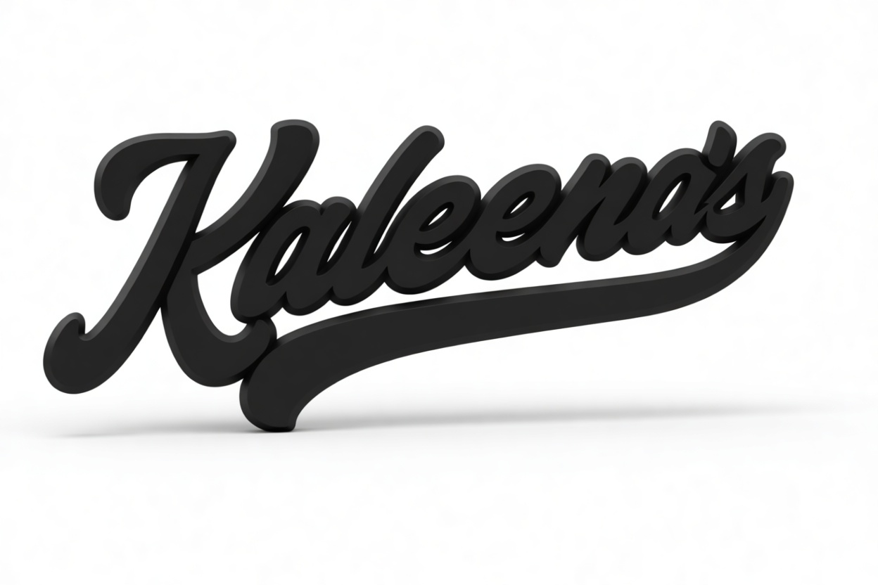 Kaleena's Text Sign free 3D printable STL