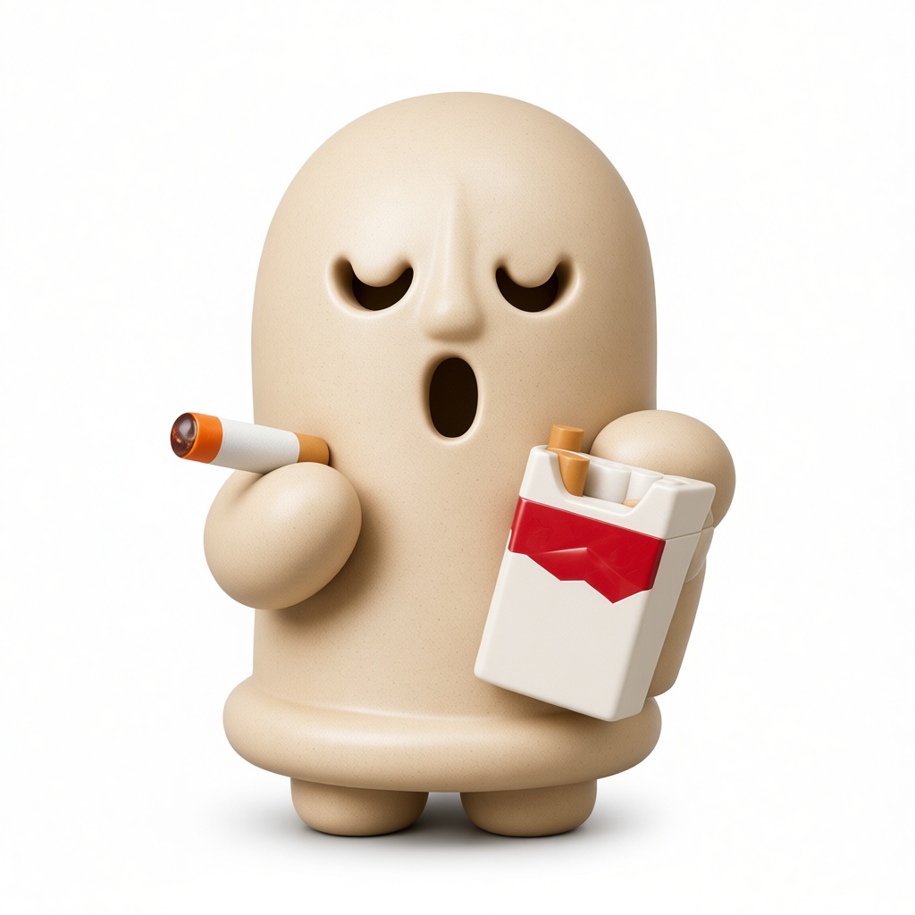 Smoking Ghost Figurine free 3D printable STL