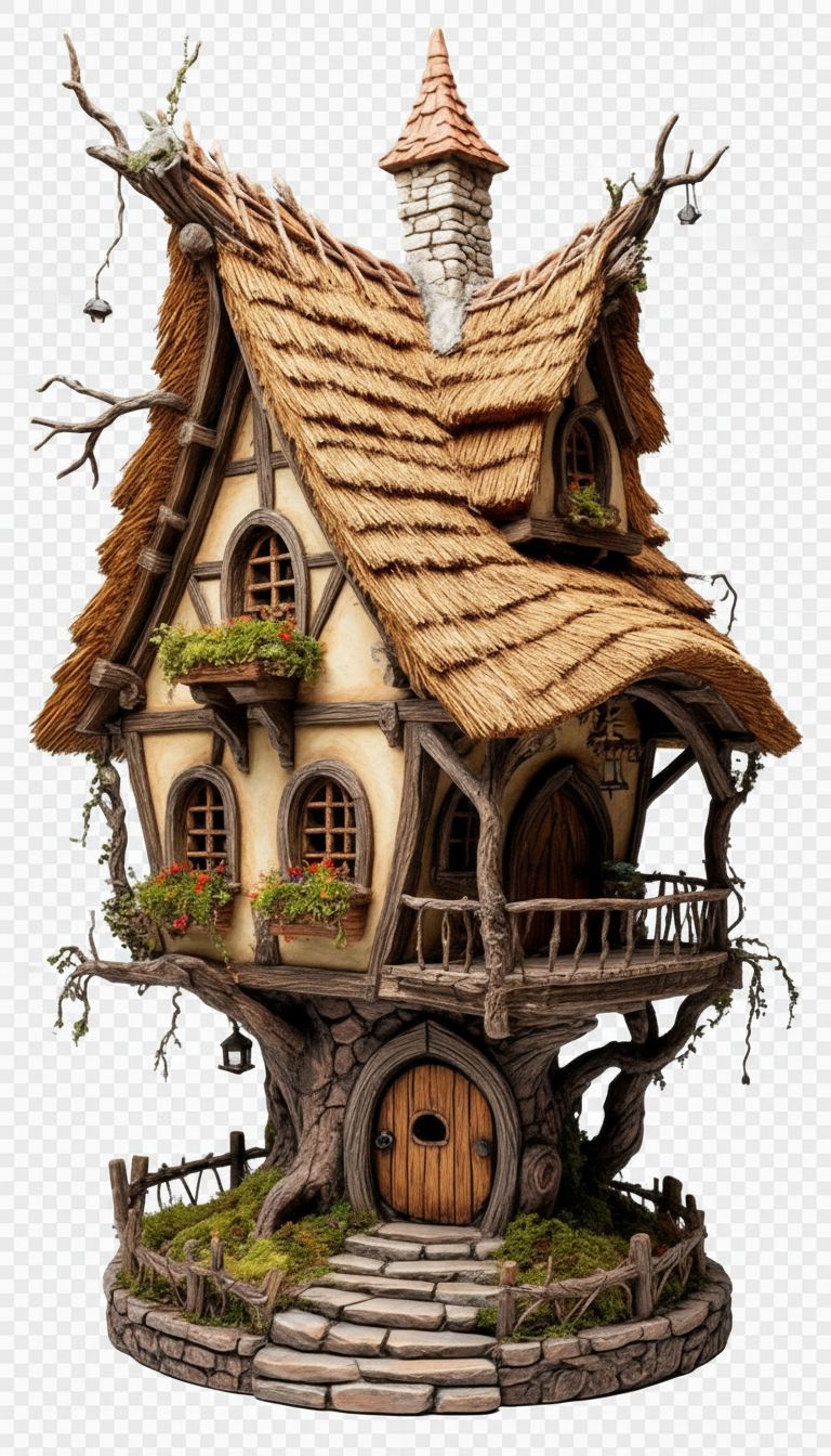 Fairy Tale Treehouse free 3D printable STL