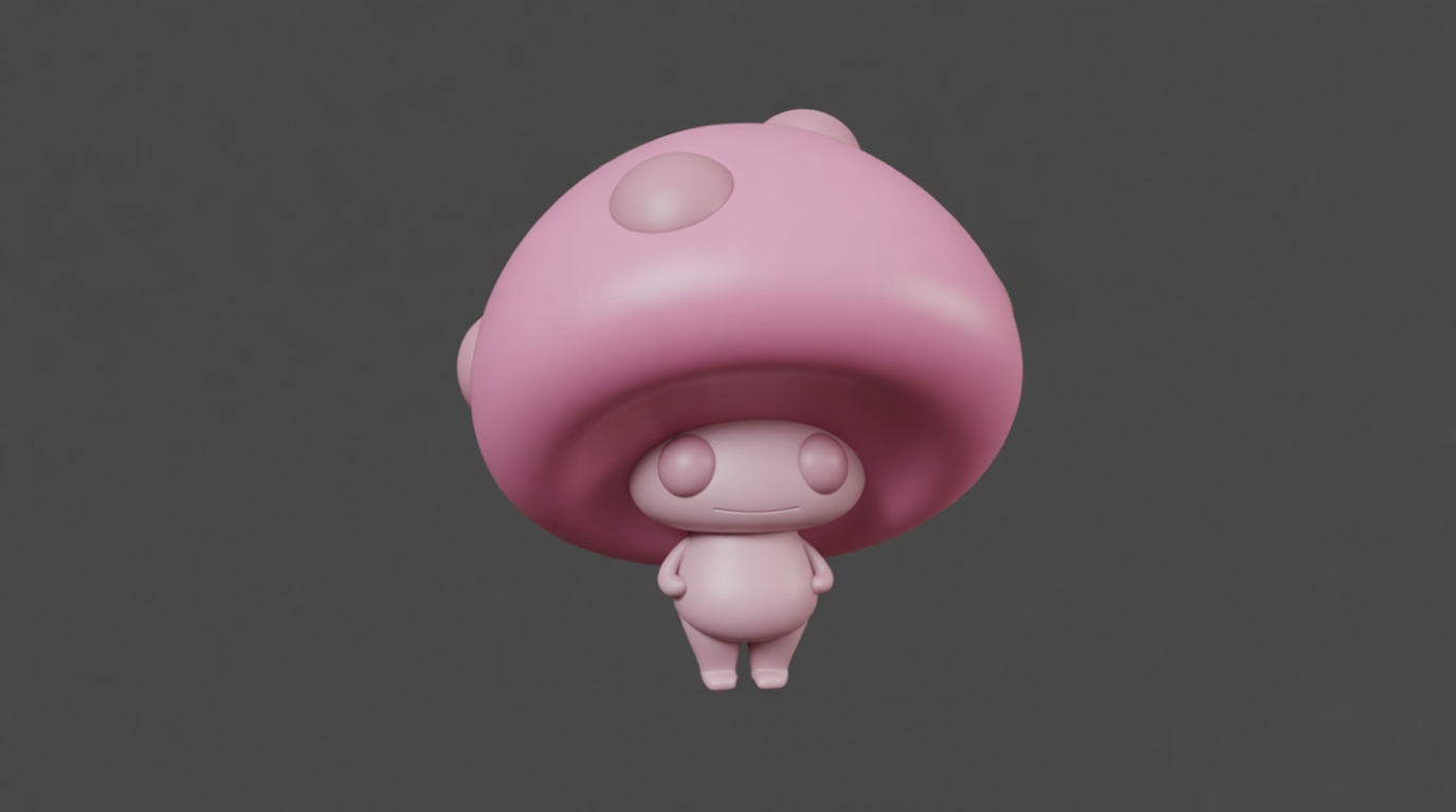 Toadette Figurine free 3D printable STL
