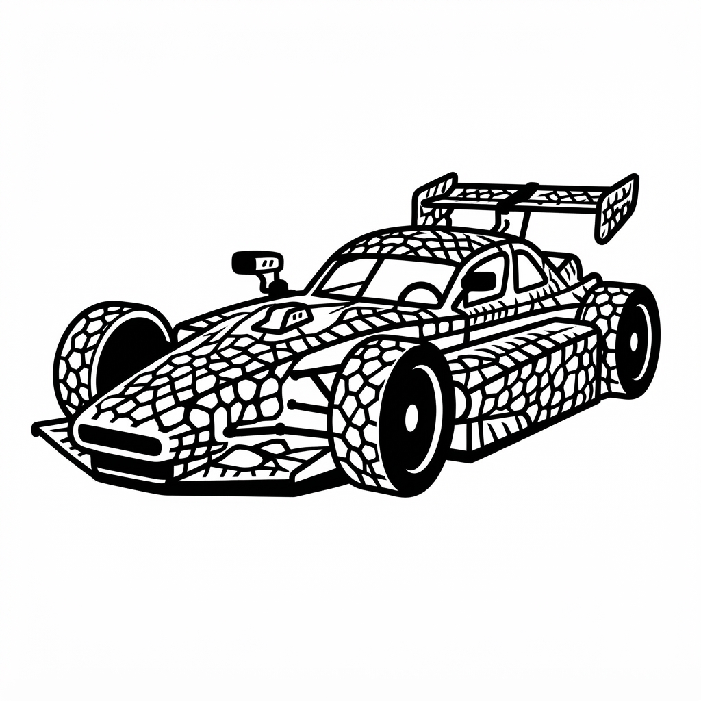 Formula 1 Race Car Model free 3D printable STL