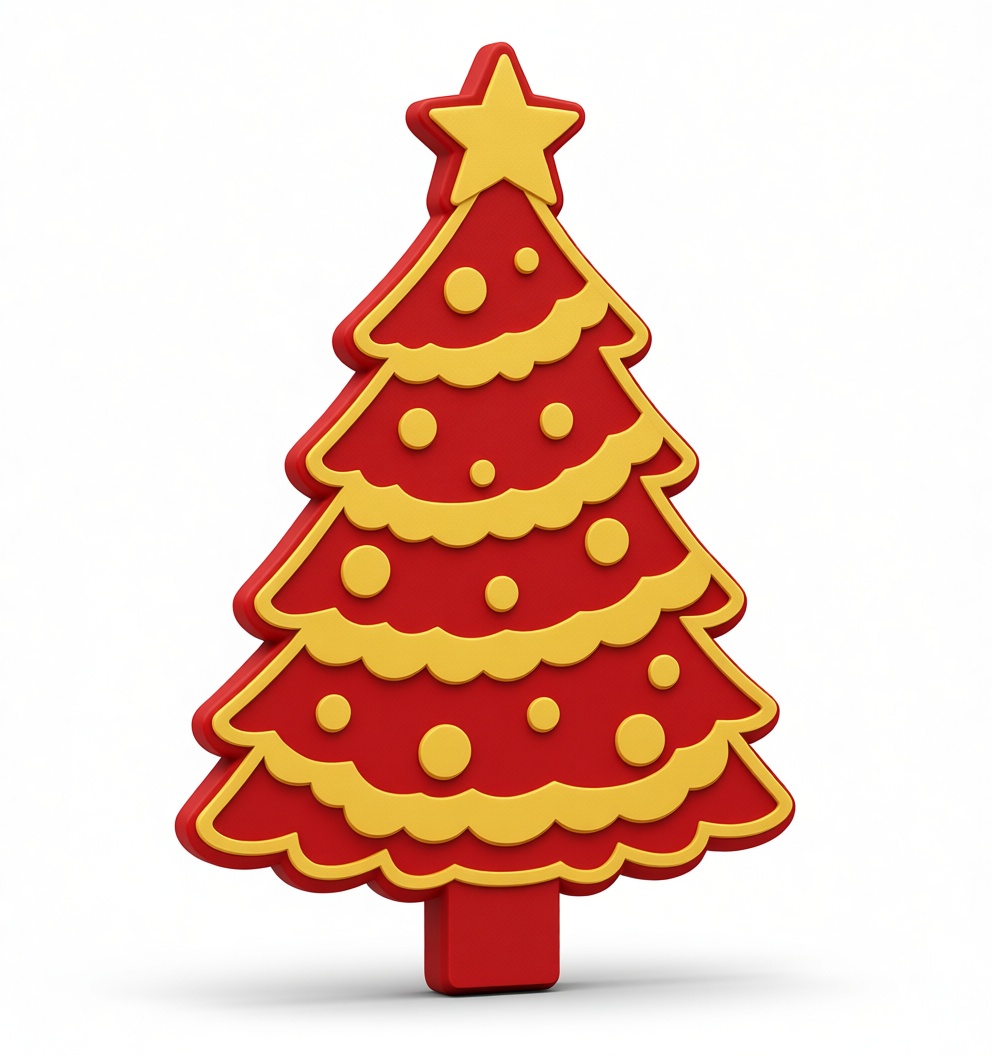 Christmas Tree Figurine - Free 3D Printable STL File