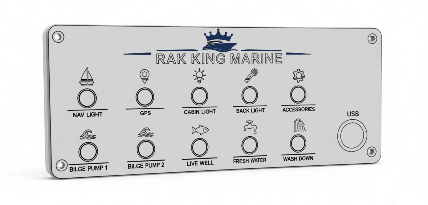 Marine Switch Panel free 3D printable STL