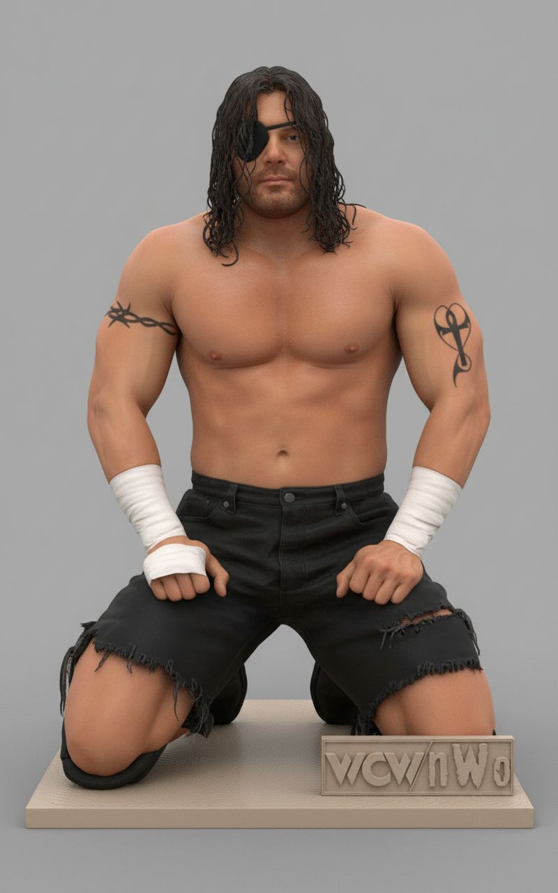 Sean Waltman Kneeling Figurine free 3D printable STL
