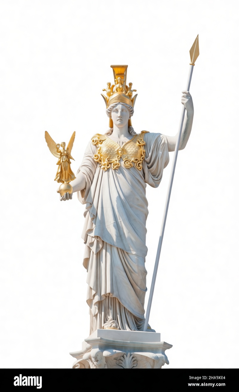 Athena Statue Figurine free 3D printable STL