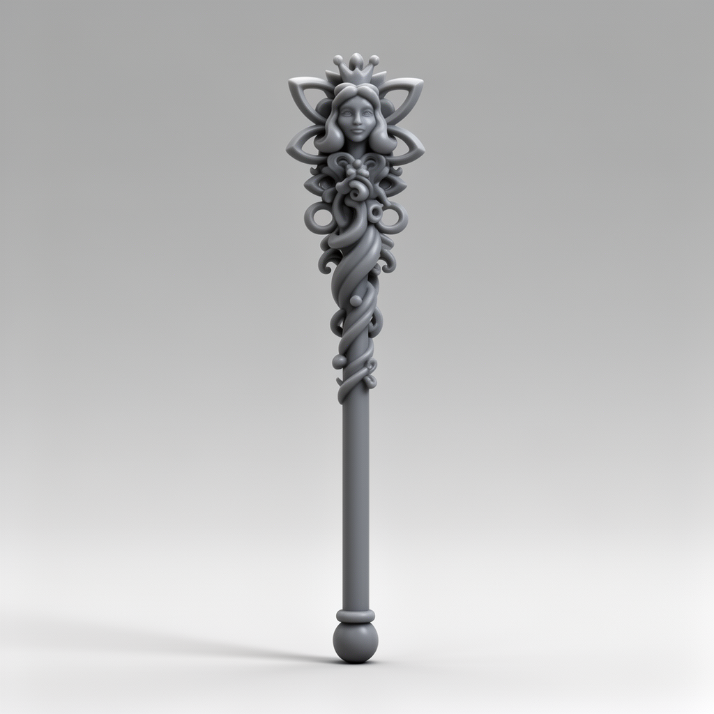 Fairy Godmother Wand free 3D printable STL