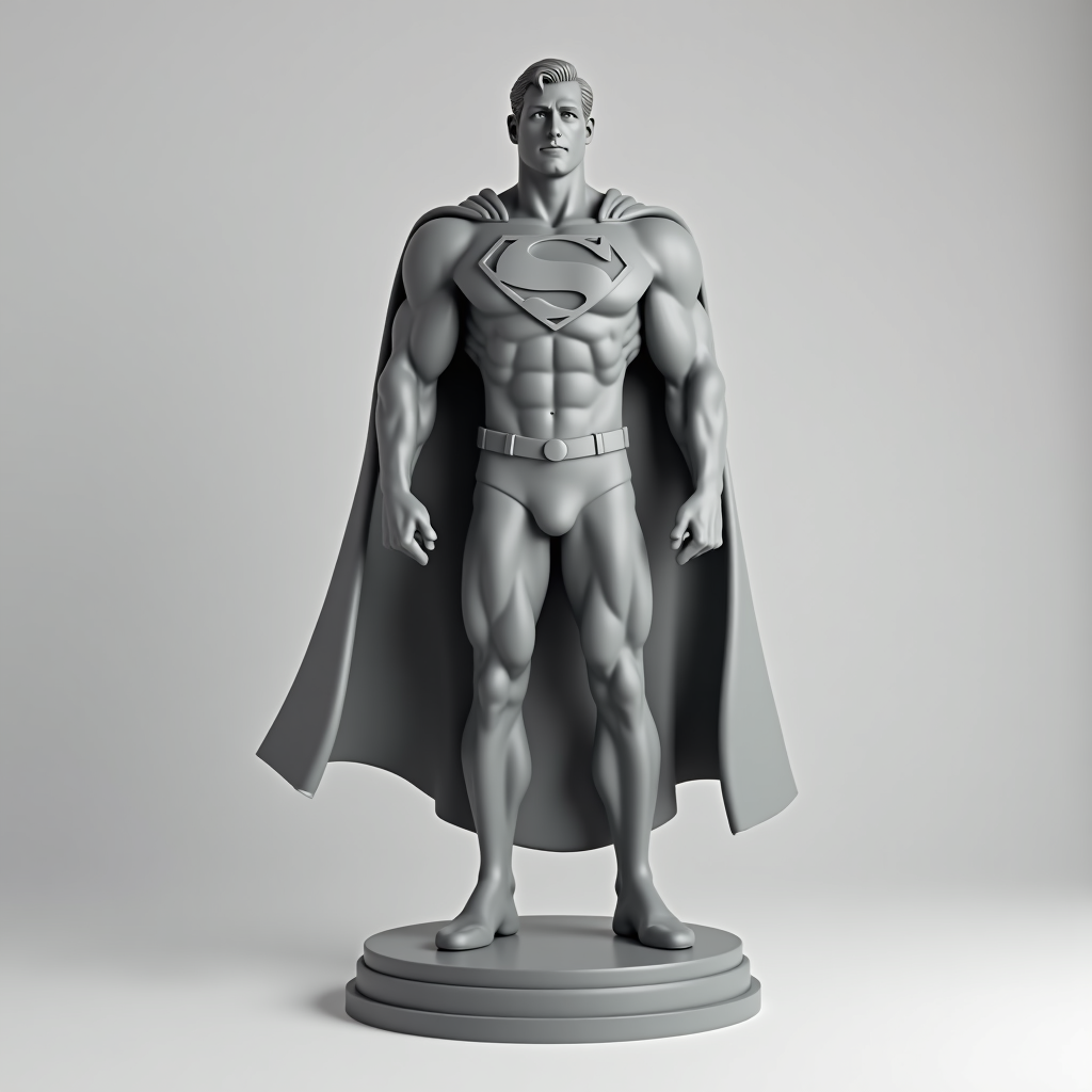 Superman 3D Model free 3D printable STL