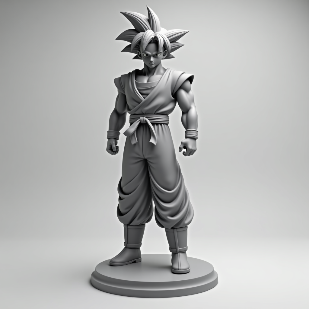 Heroic Goku Statue