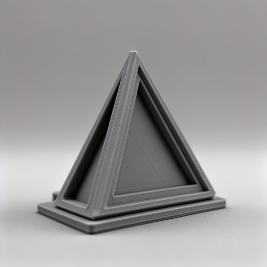 Tetrahedron Geometric Model free 3D printable STL