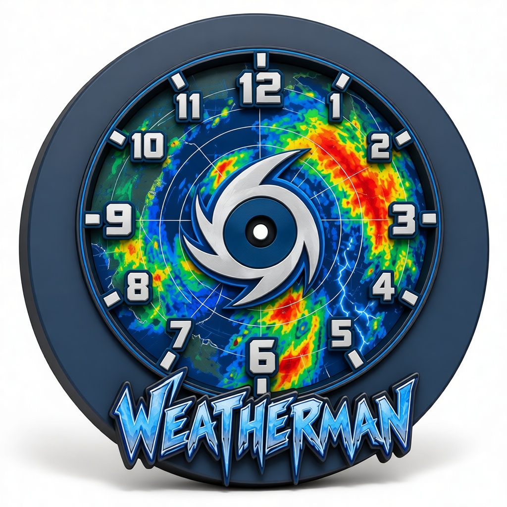 Weatherman Clock Model free 3D printable STL