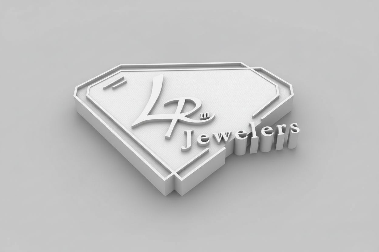 Elegant Jewelry Logo free 3D printable STL