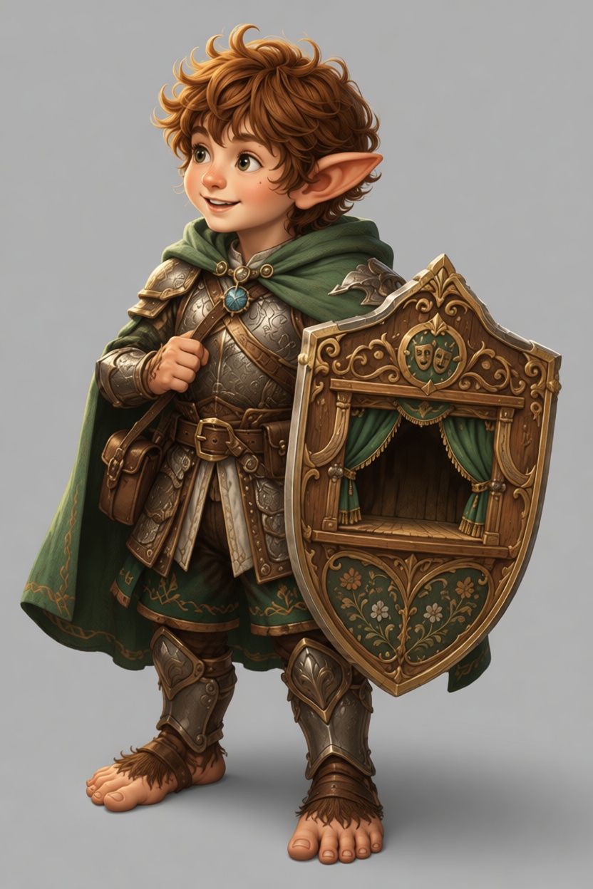 Hobbit Warrior Figurine free 3D printable STL