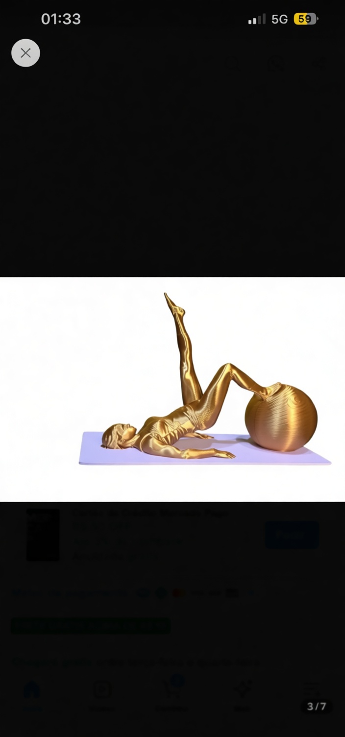 Fitness Woman Figurine free 3D printable STL