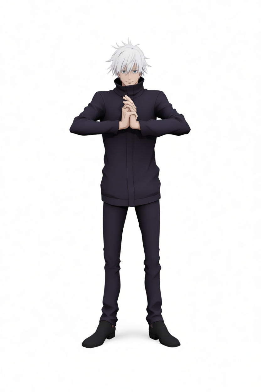 Satoru Gojo Figurine free 3D printable STL