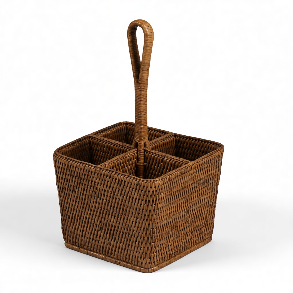 Wicker Basket Organizer free 3D printable STL