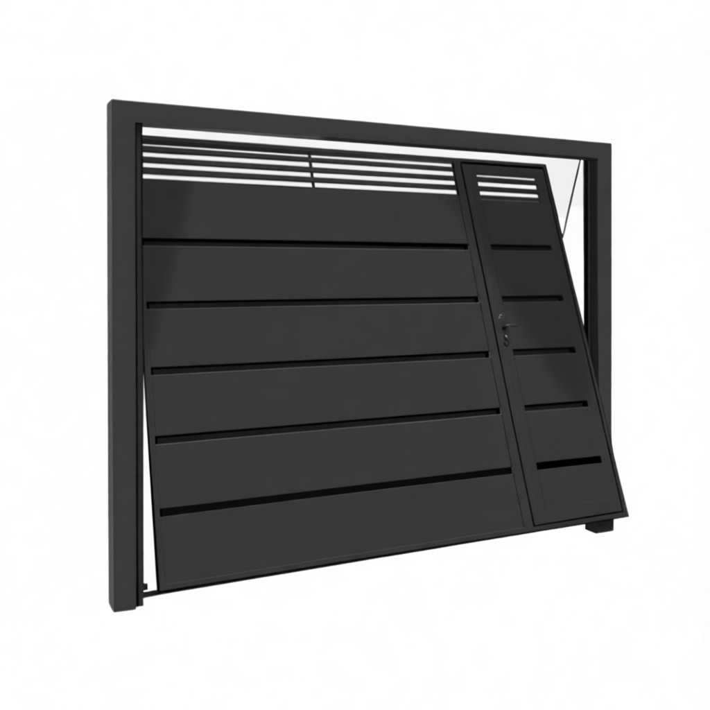 Modern Garage Door Model free 3D printable STL