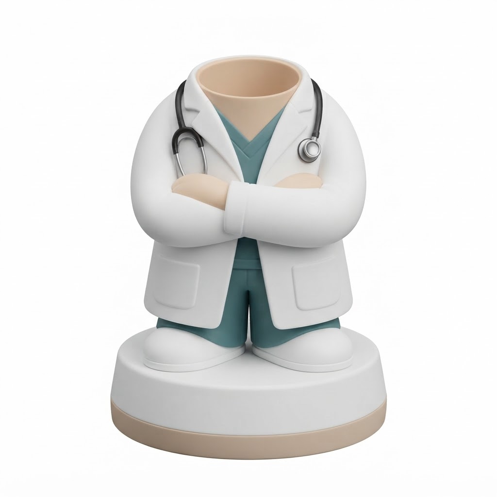 Doctor Figurine free 3D printable STL