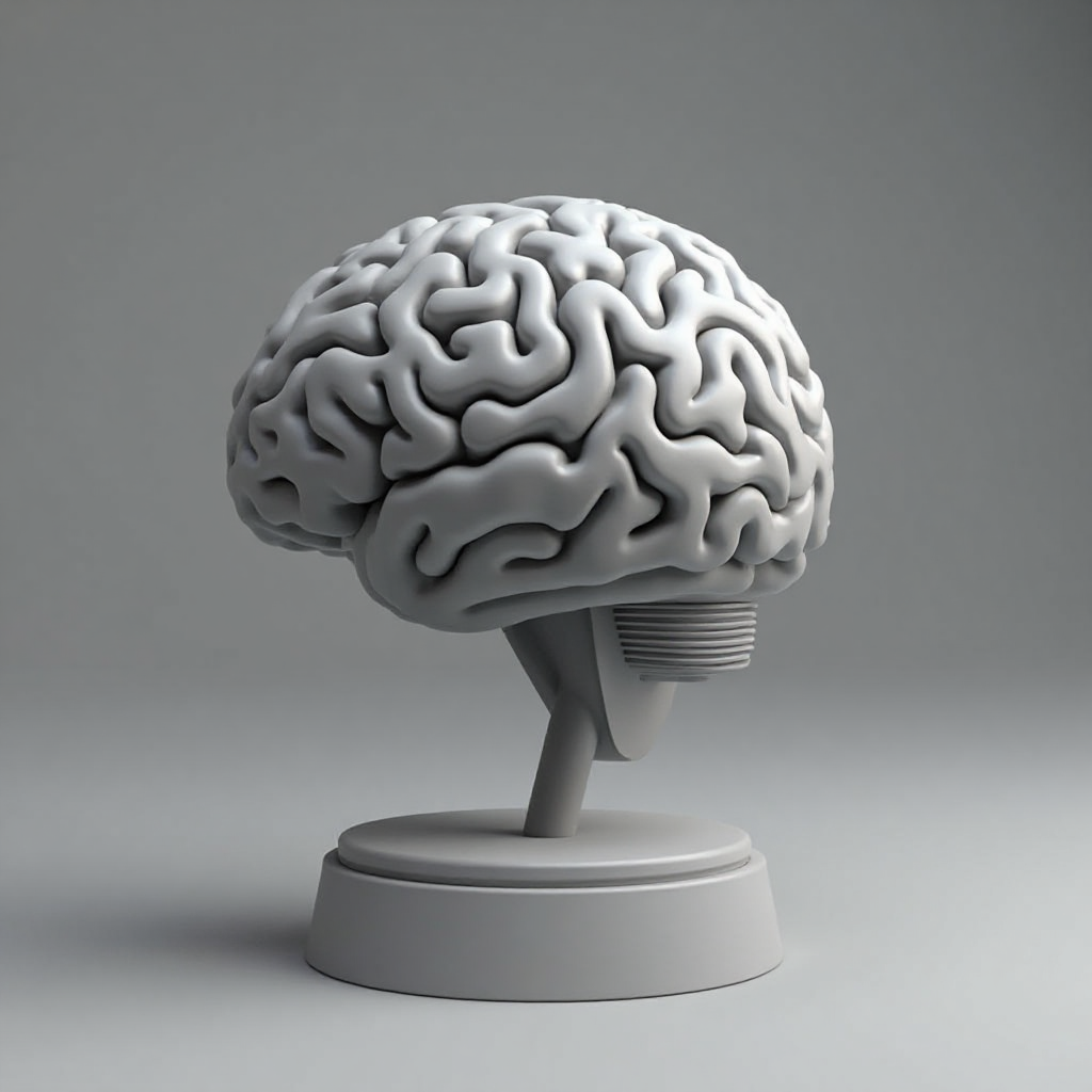 Human Brain Model free 3D printable STL