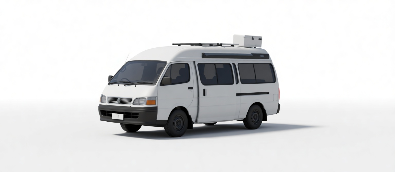 Toyota HiAce Camper Model free 3D printable STL