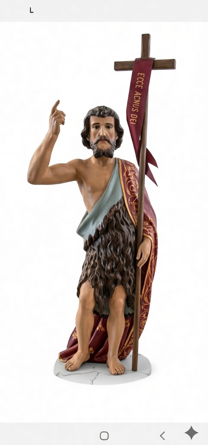 John the Baptist Statue free 3D printable STL