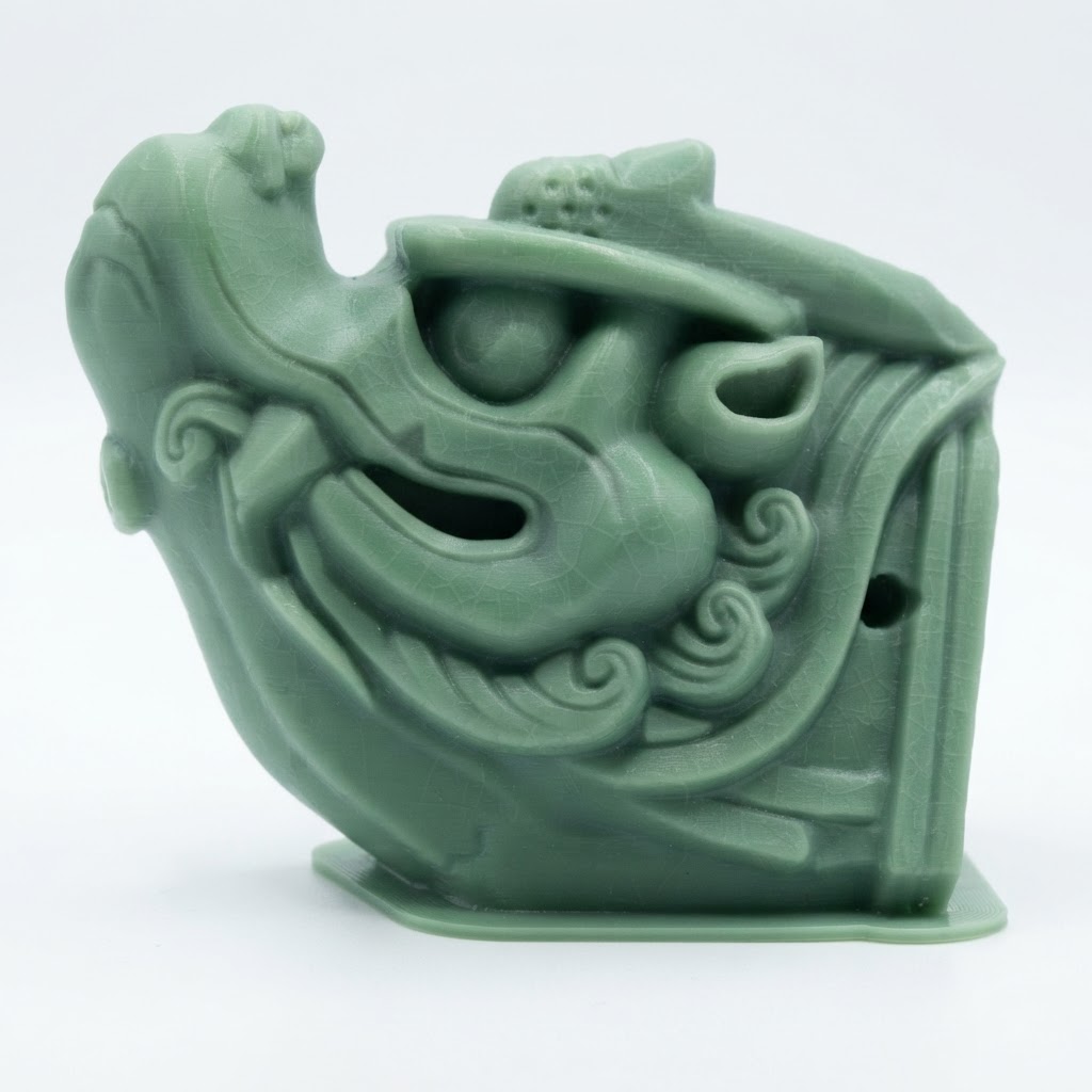 Chinese Dragon Mask Sculpture free 3D printable STL