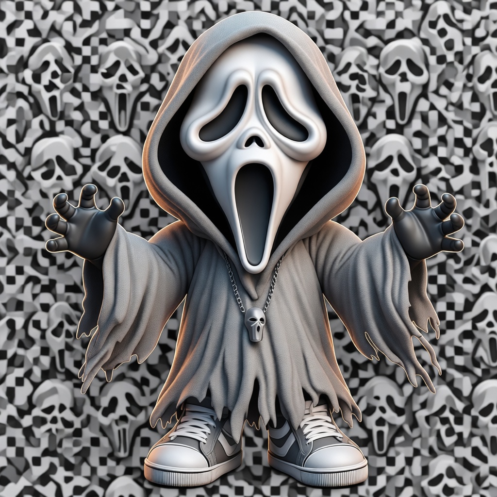 Ghostface Figurine free 3D printable STL
